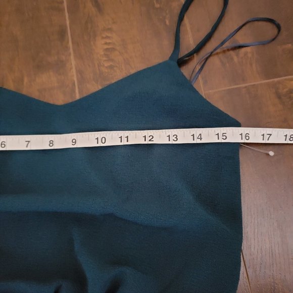 Dress The Population Alondra Dress Pencil Blouson Pine Women's XS MSRP $149 - Picture 8 of 9